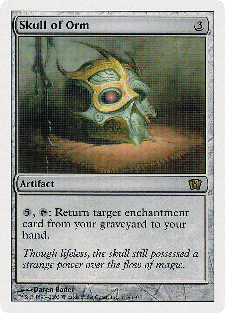 Magic: The Gathering - Skull of Orm - Eighth Edition