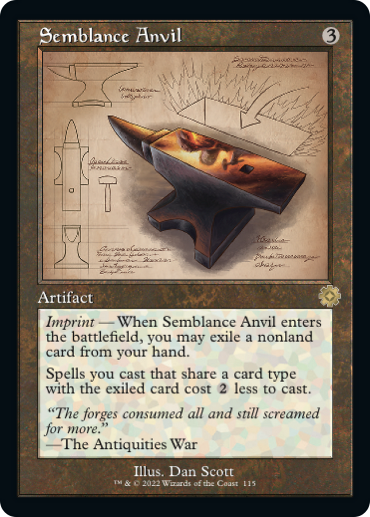 Magic: The Gathering - Semblance Anvil - The Brothers' War Retro Artifacts