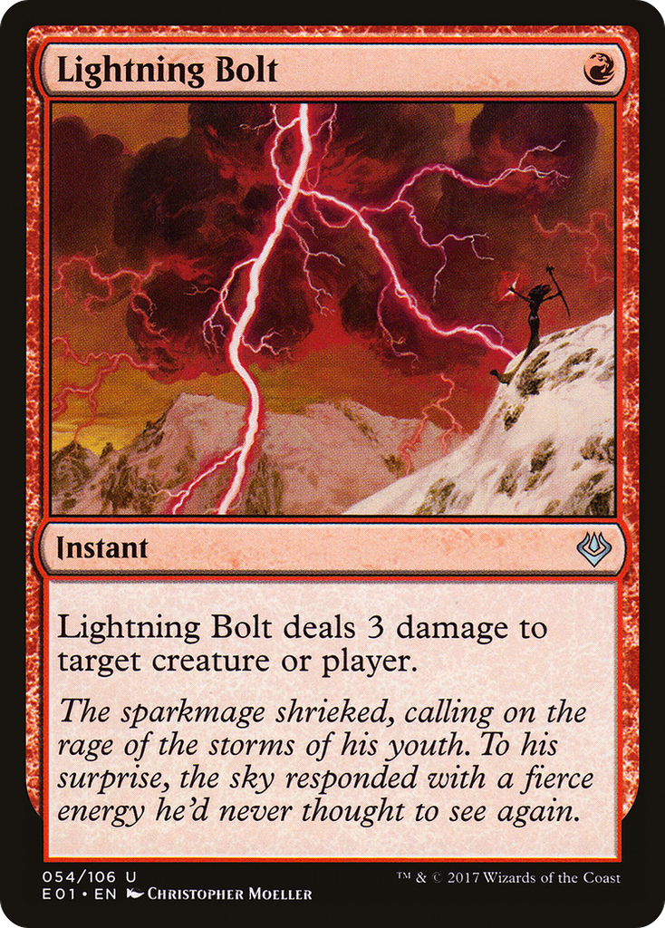 Magic: The Gathering - Lightning Bolt - Archenemy: Nicol Bolas