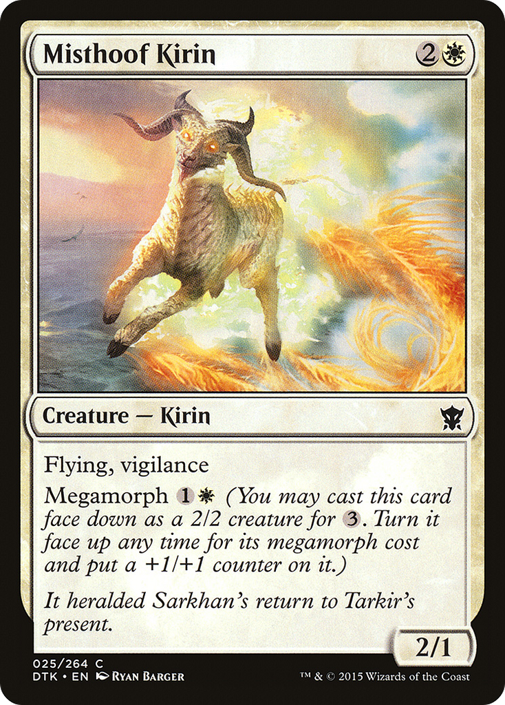 Magic: The Gathering - Misthoof Kirin - Dragons of Tarkir