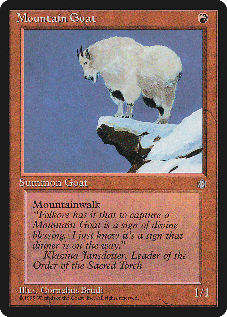 Magic: The Gathering - Mountain Goat - Ice Age
