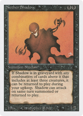 Magic: The Gathering - Nether Shadow - Revised Edition