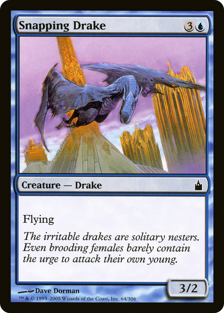 Magic: The Gathering - Snapping Drake - Ravnica: City of Guilds