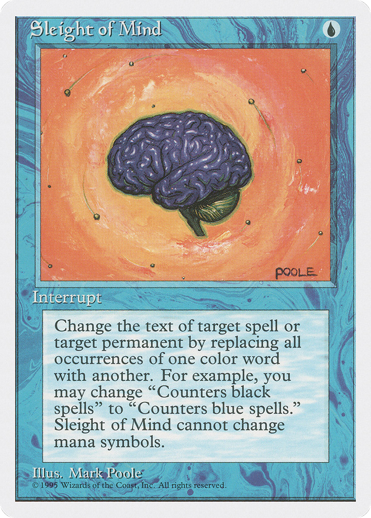 Magic: The Gathering - Sleight of Mind - Fourth Edition