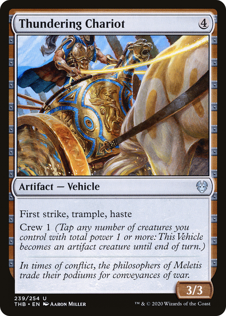 Magic: The Gathering - Thundering Chariot - Theros Beyond Death