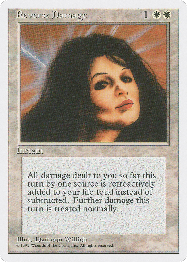 Magic: The Gathering - Reverse Damage - Fourth Edition