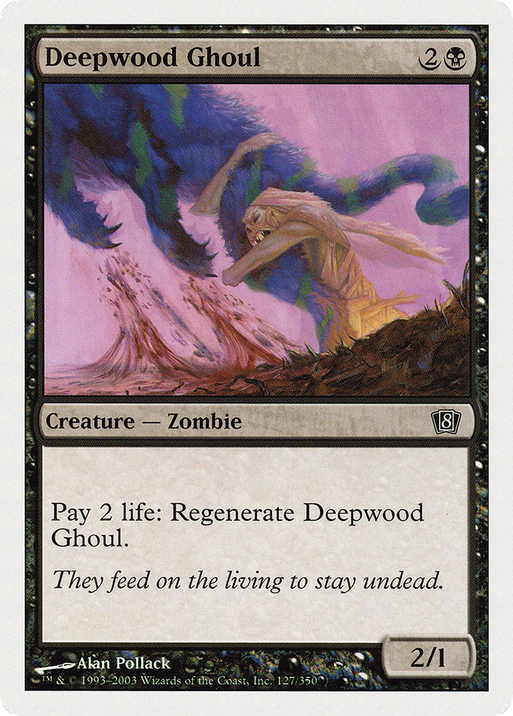 Magic: The Gathering - Deepwood Ghoul - Eighth Edition