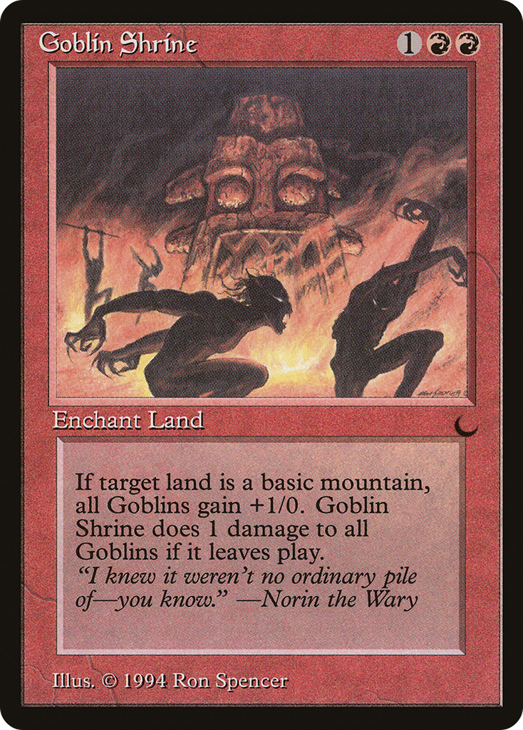 Magic: The Gathering - Goblin Shrine - The Dark