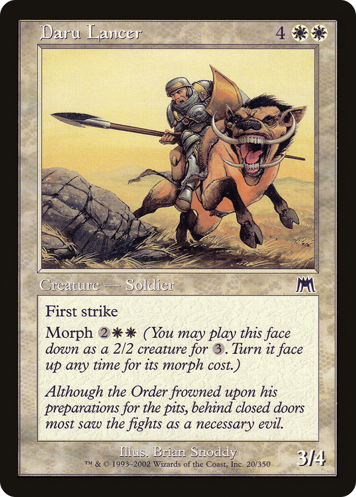 Magic: The Gathering - Daru Lancer - Onslaught