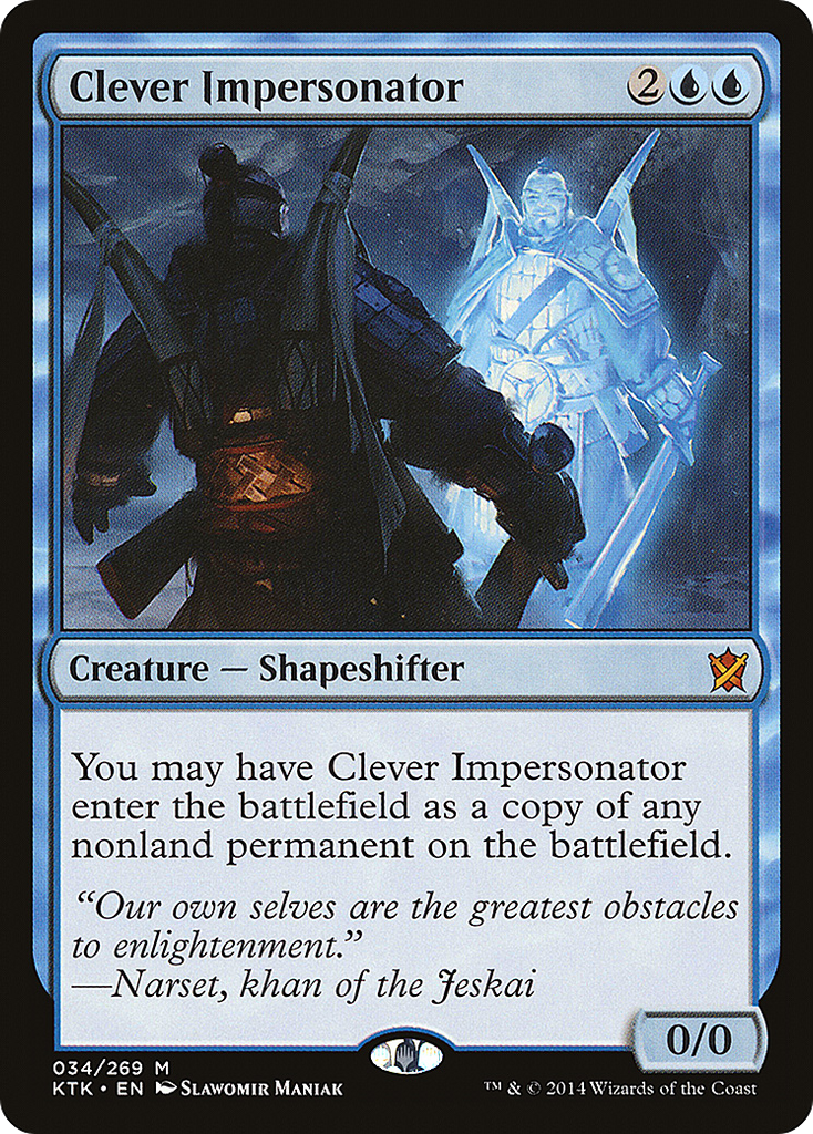 Magic: The Gathering - Clever Impersonator - Khans of Tarkir