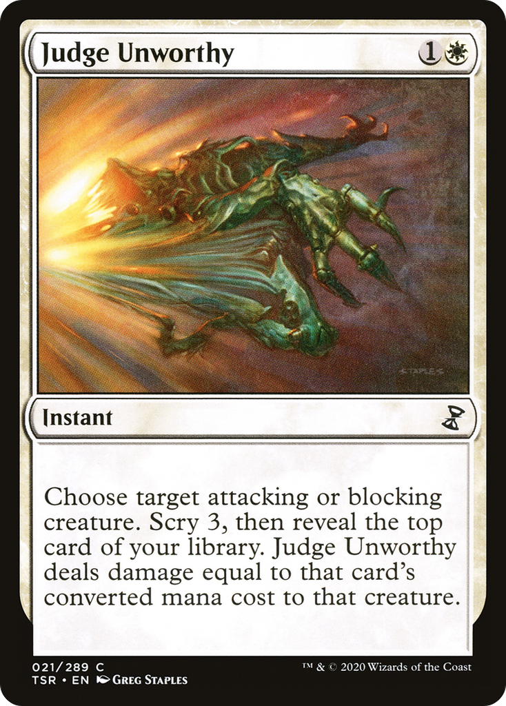 Magic: The Gathering - Judge Unworthy - Time Spiral Remastered