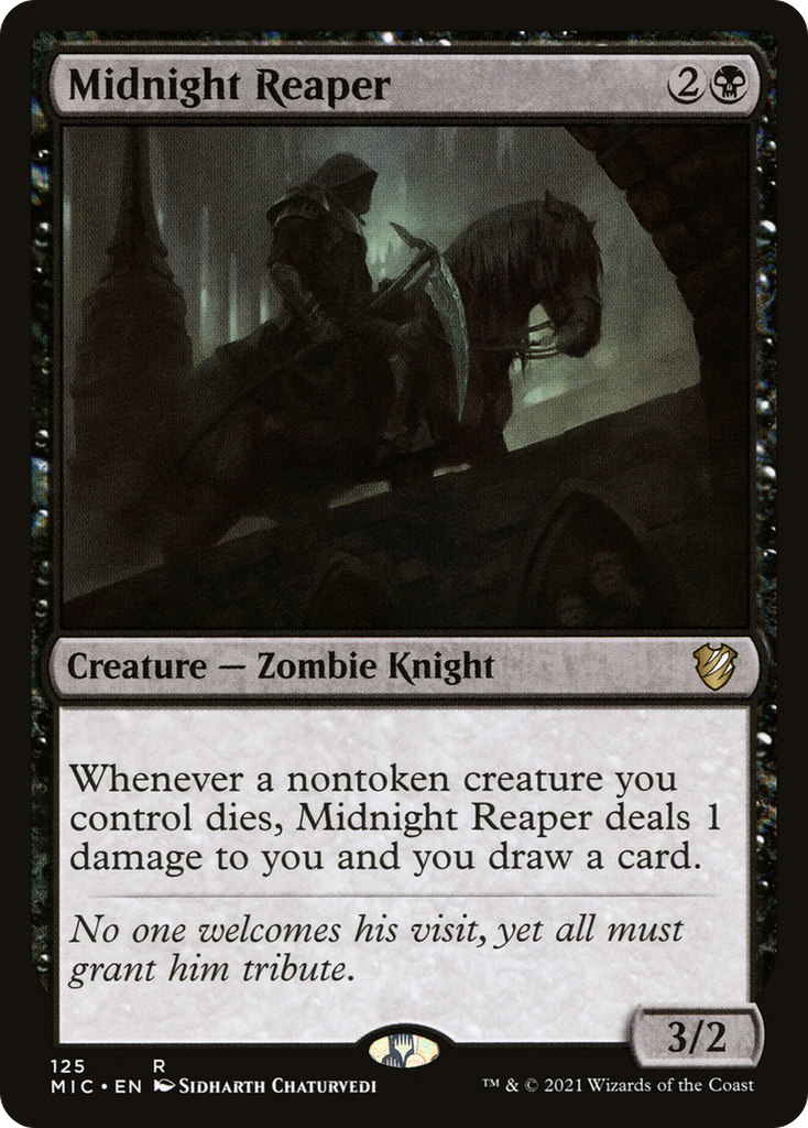 Magic: The Gathering - Midnight Reaper - Midnight Hunt Commander