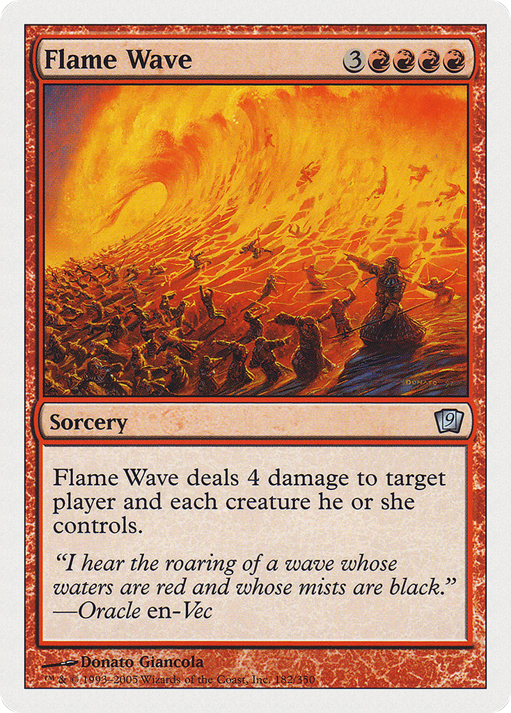 Magic: The Gathering - Flame Wave - Ninth Edition