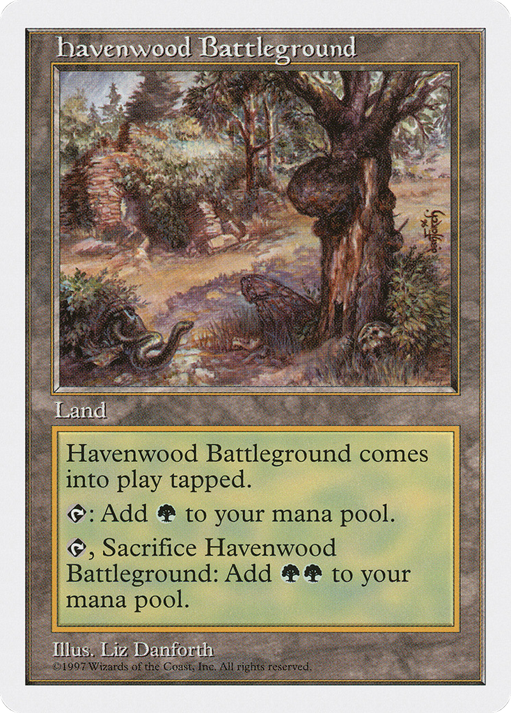 Magic: The Gathering - Havenwood Battleground - Fifth Edition