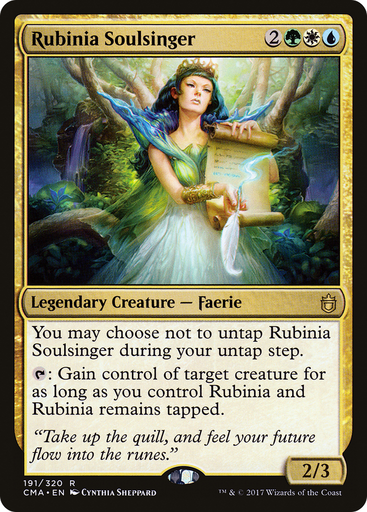 Magic: The Gathering - Rubinia Soulsinger - Commander Anthology