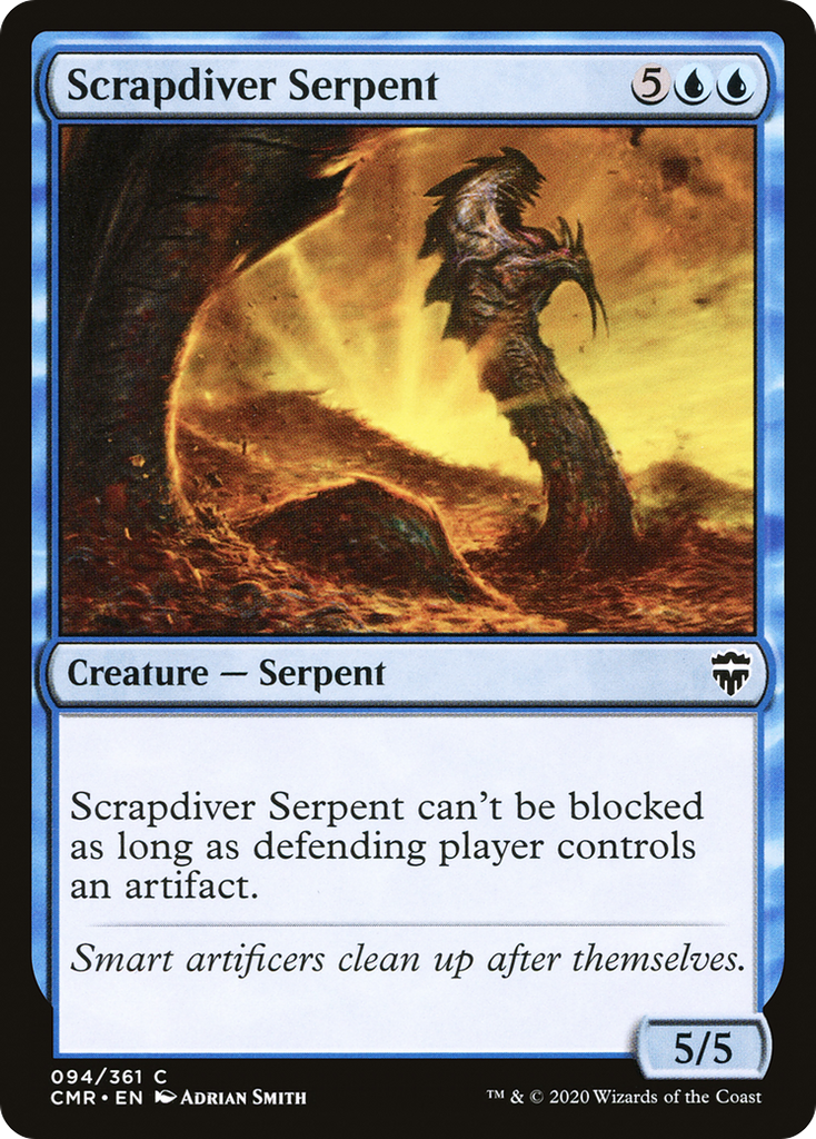 Magic: The Gathering - Scrapdiver Serpent - Commander Legends