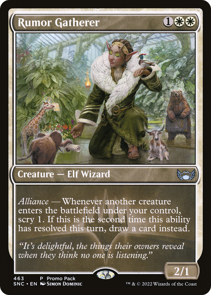 Magic: The Gathering - Rumor Gatherer - Streets of New Capenna