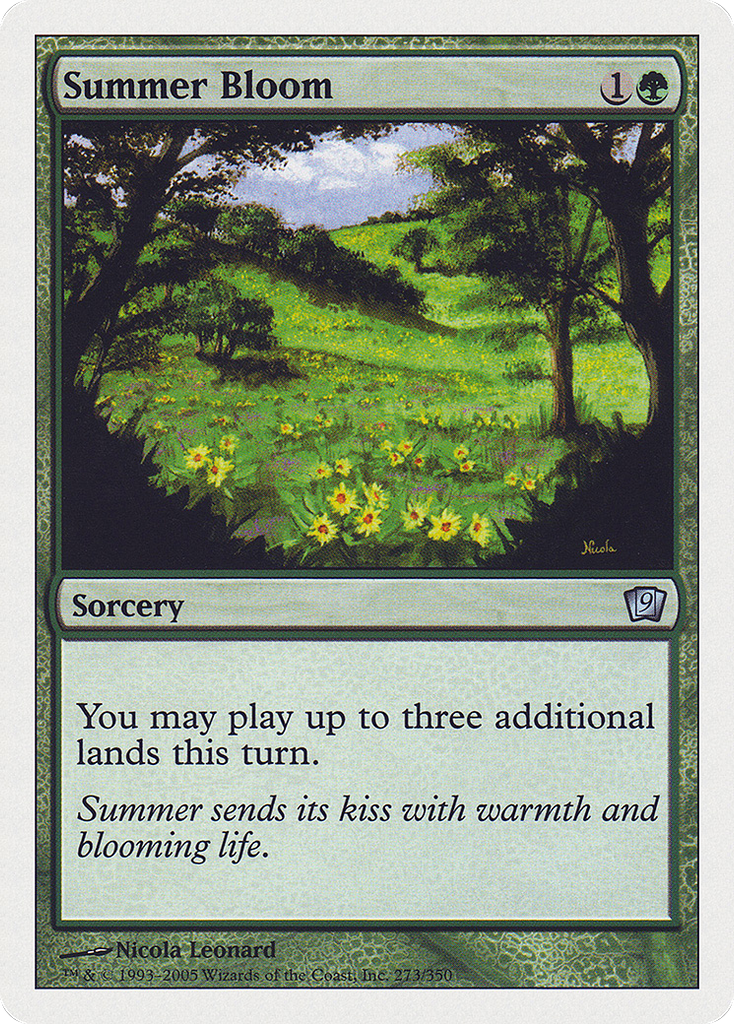 Magic: The Gathering - Summer Bloom - Ninth Edition
