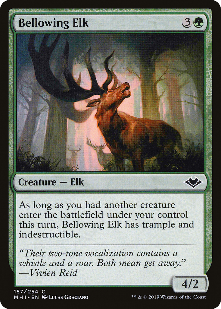 Magic: The Gathering - Bellowing Elk - Modern Horizons