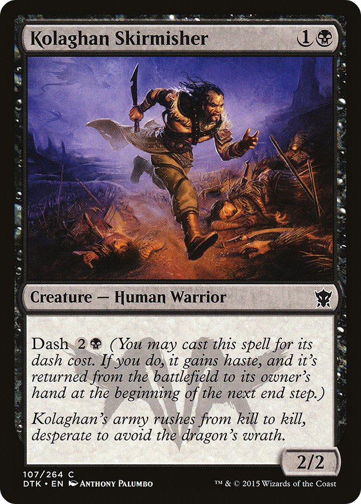 Magic: The Gathering - Kolaghan Skirmisher - Dragons of Tarkir