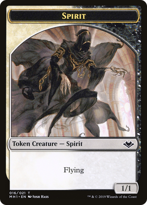 Magic: The Gathering - Spirit Token Foil - Modern Horizons Tokens