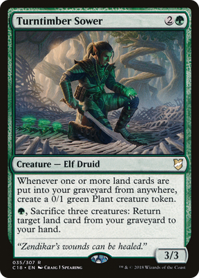 Magic: The Gathering - Turntimber Sower - Commander 2018