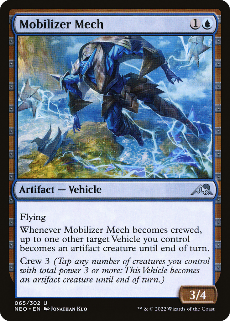 Magic: The Gathering - Mobilizer Mech Foil - Kamigawa: Neon Dynasty