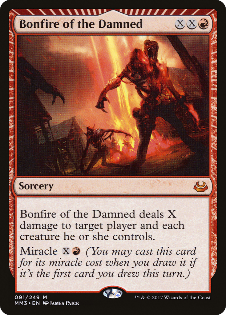 Magic: The Gathering - Bonfire of the Damned - Modern Masters 2017