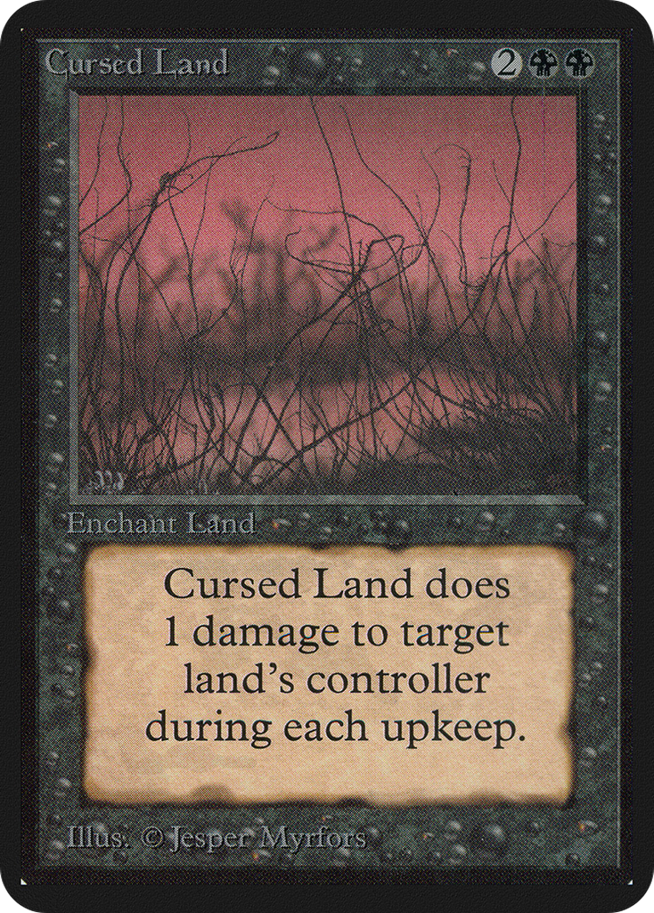 Magic: The Gathering - Cursed Land - Limited Edition Alpha