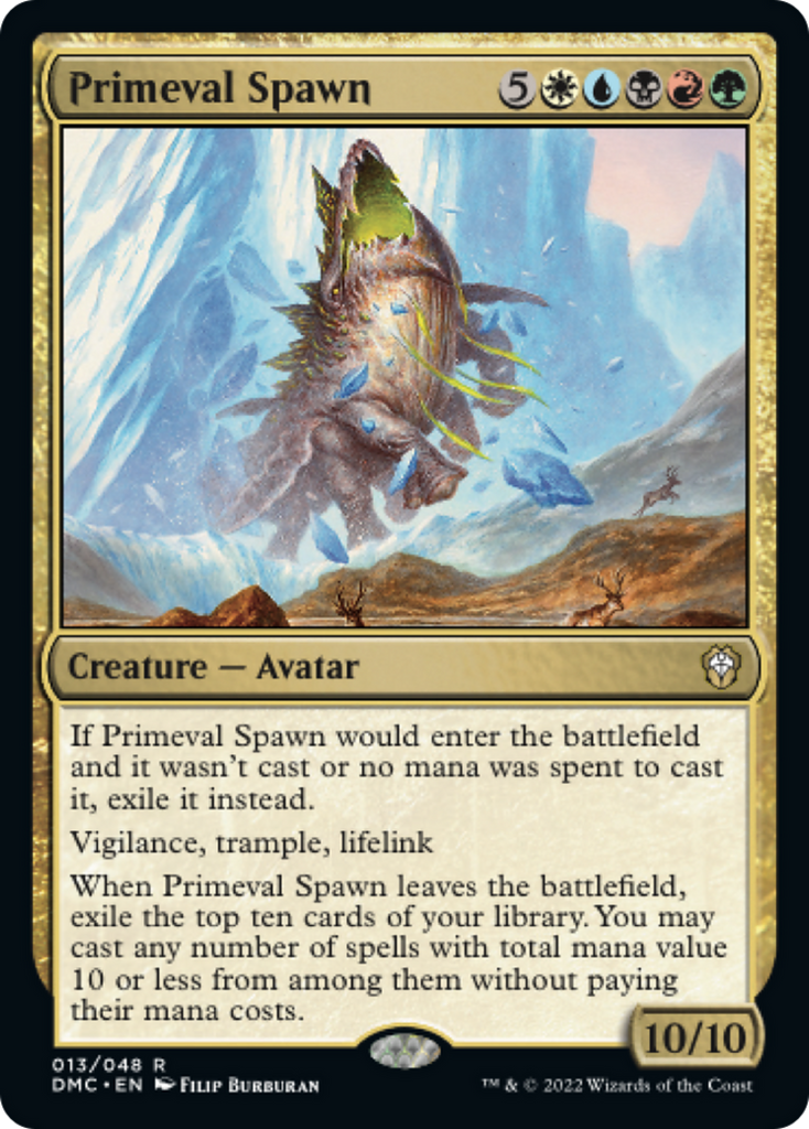 Magic: The Gathering - Primeval Spawn - Dominaria United Commander