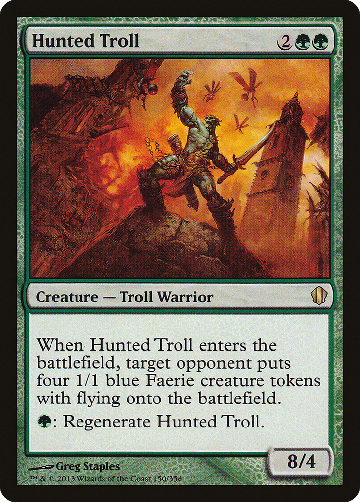 Magic: The Gathering - Hunted Troll - Commander 2013