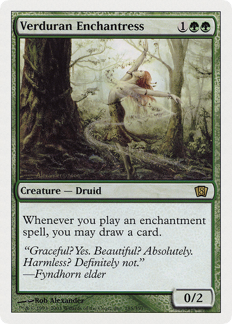 Magic: The Gathering - Verduran Enchantress - Eighth Edition