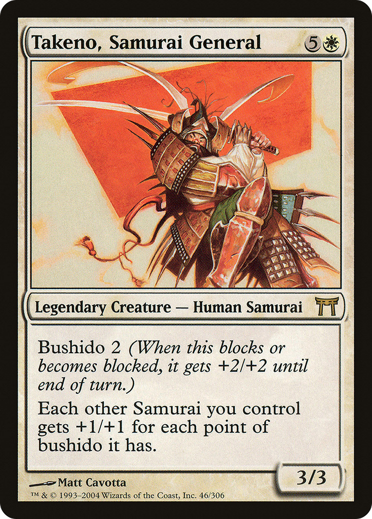Magic: The Gathering - Takeno, Samurai General - Champions of Kamigawa