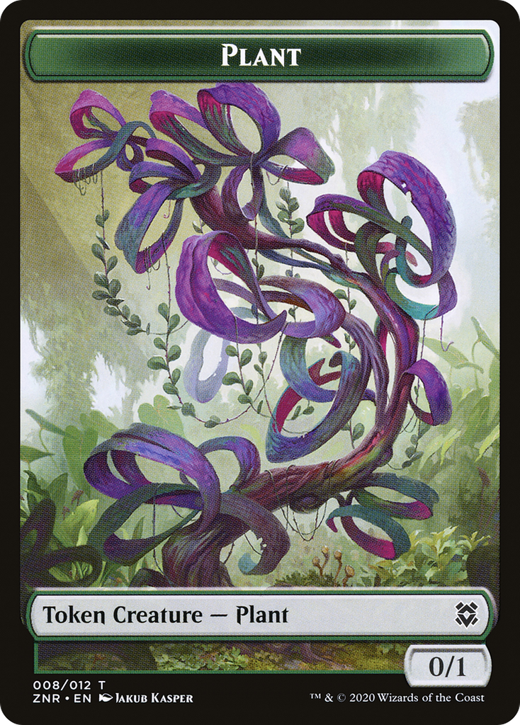 Magic: The Gathering - Plant Token - Zendikar Rising Tokens