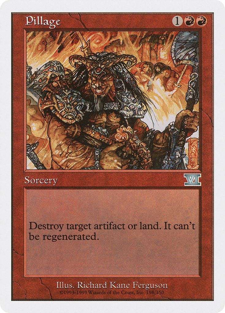 Magic: The Gathering - Pillage - Classic Sixth Edition