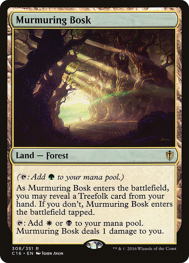 Magic: The Gathering - Murmuring Bosk - Commander 2016