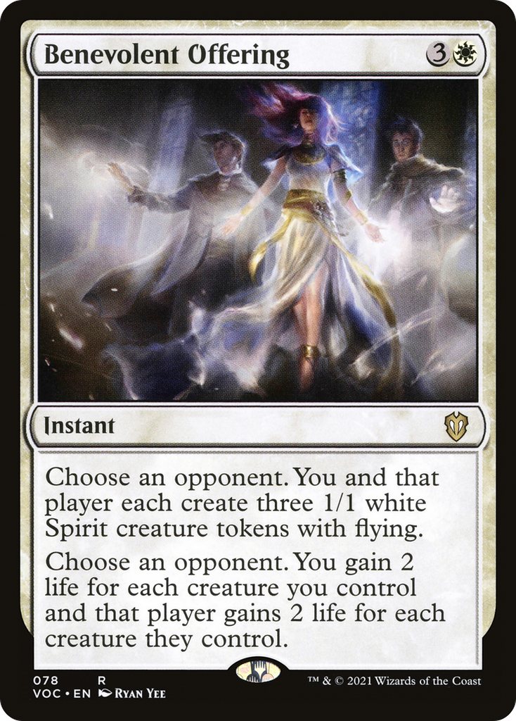 Magic: The Gathering - Benevolent Offering - Crimson Vow Commander