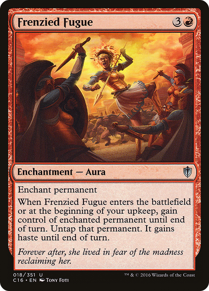 Magic: The Gathering - Frenzied Fugue - Commander 2016