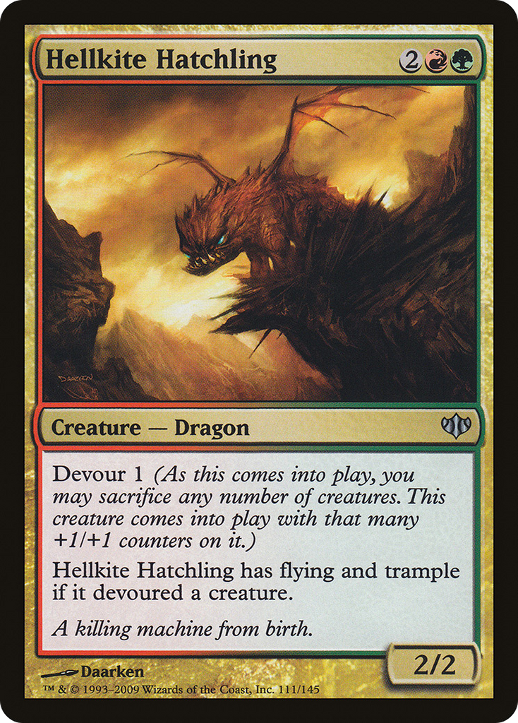 Magic: The Gathering - Hellkite Hatchling - Conflux