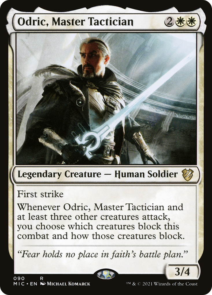 Magic: The Gathering - Odric, Master Tactician - Midnight Hunt Commander