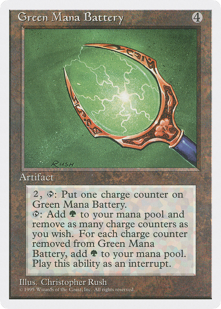 Magic: The Gathering - Green Mana Battery - Fourth Edition