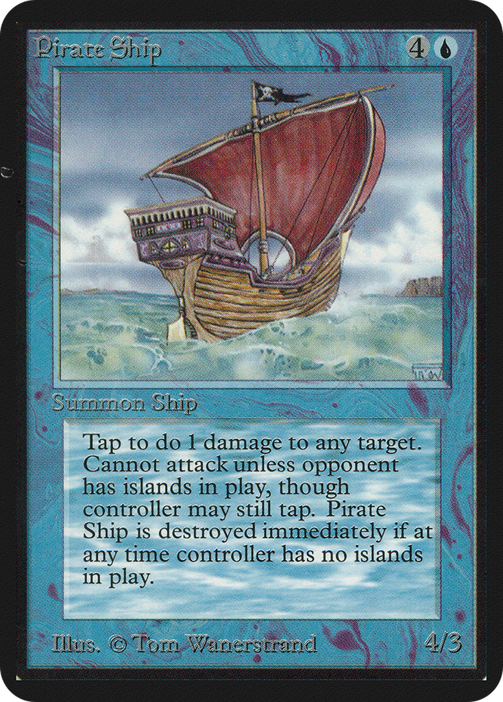 Magic: The Gathering - Pirate Ship - Limited Edition Alpha