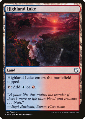 Magic: The Gathering - Highland Lake - Commander 2018