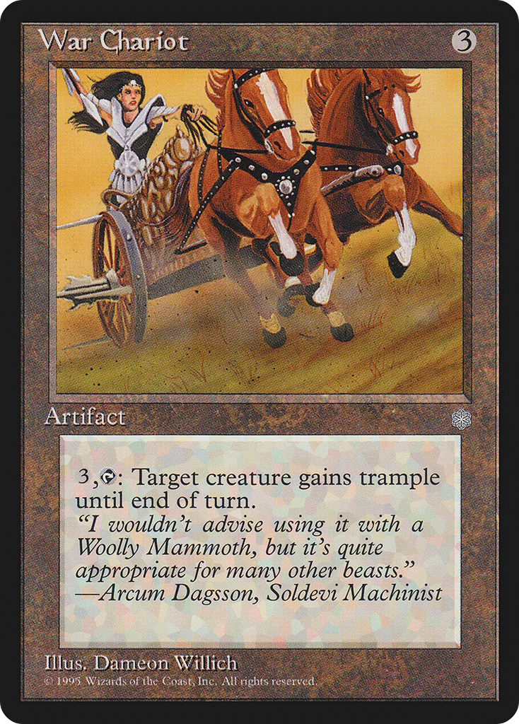 Magic: The Gathering - War Chariot - Ice Age