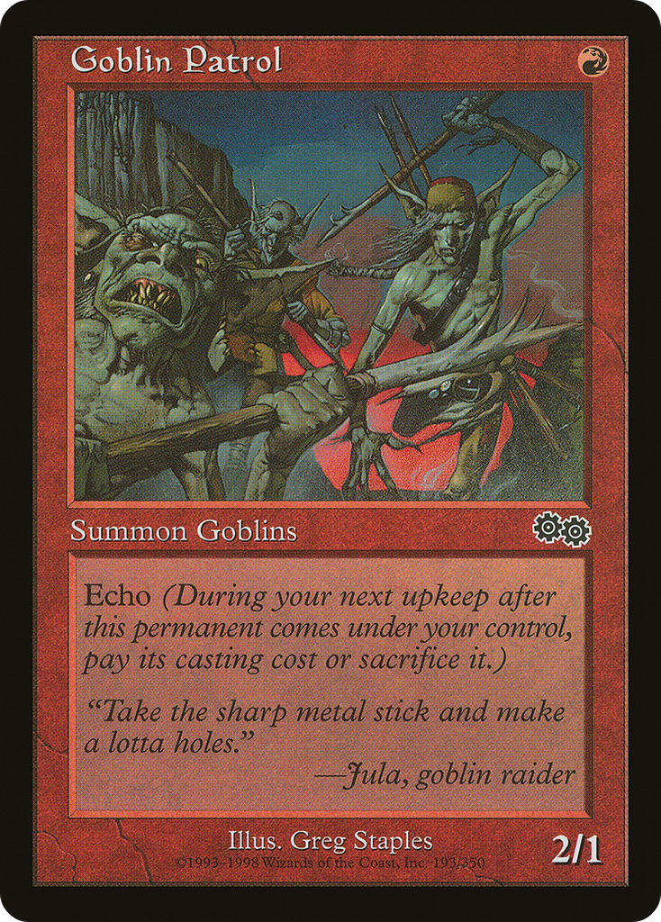 Magic: The Gathering - Goblin Patrol - Urza's Saga