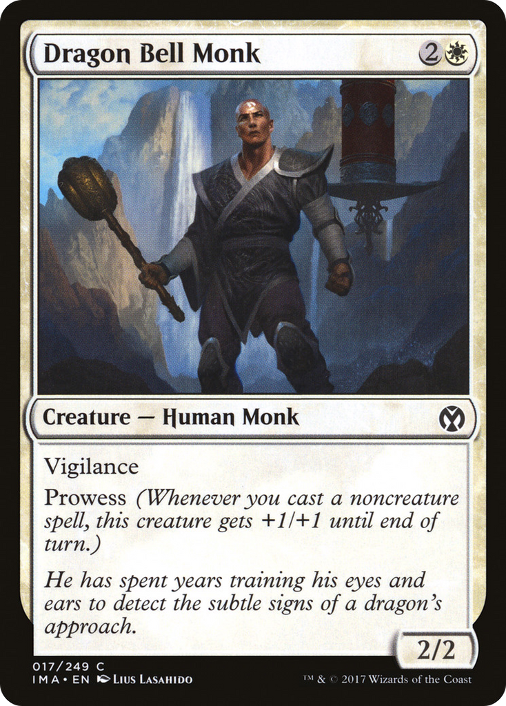 Magic: The Gathering - Dragon Bell Monk - Iconic Masters
