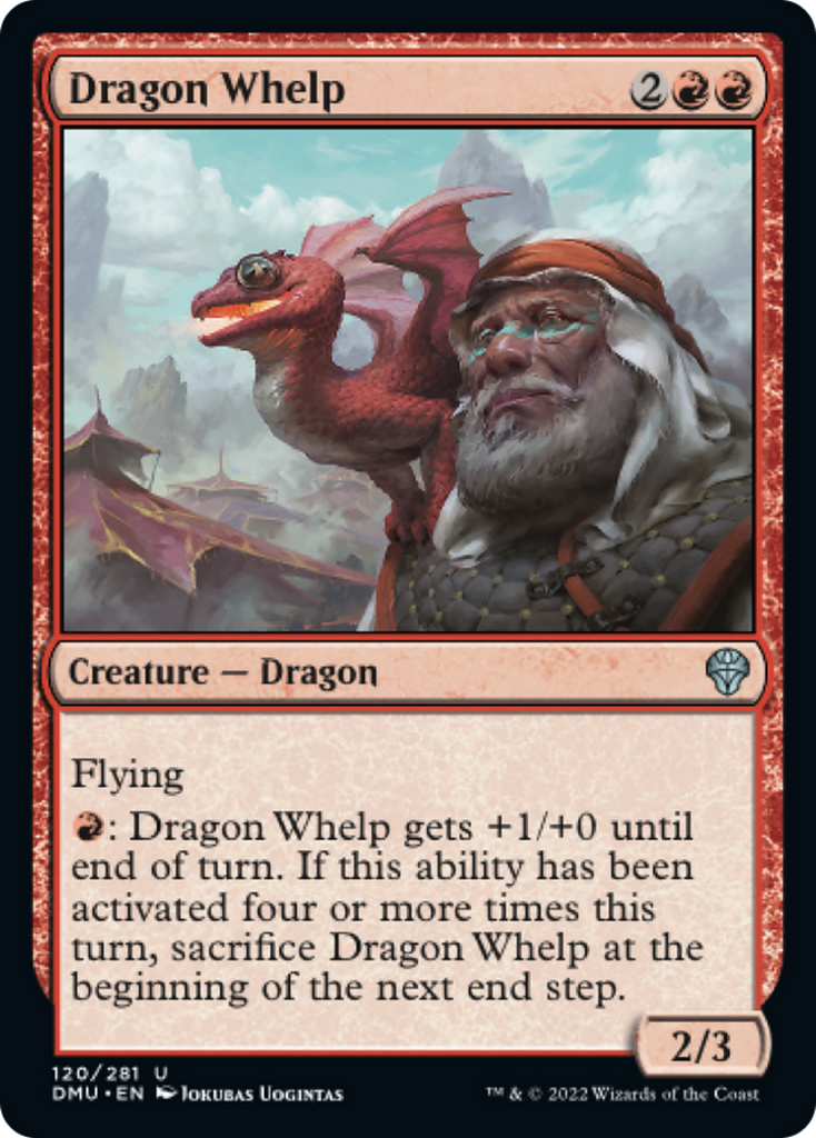 Magic: The Gathering - Dragon Whelp - Dominaria United