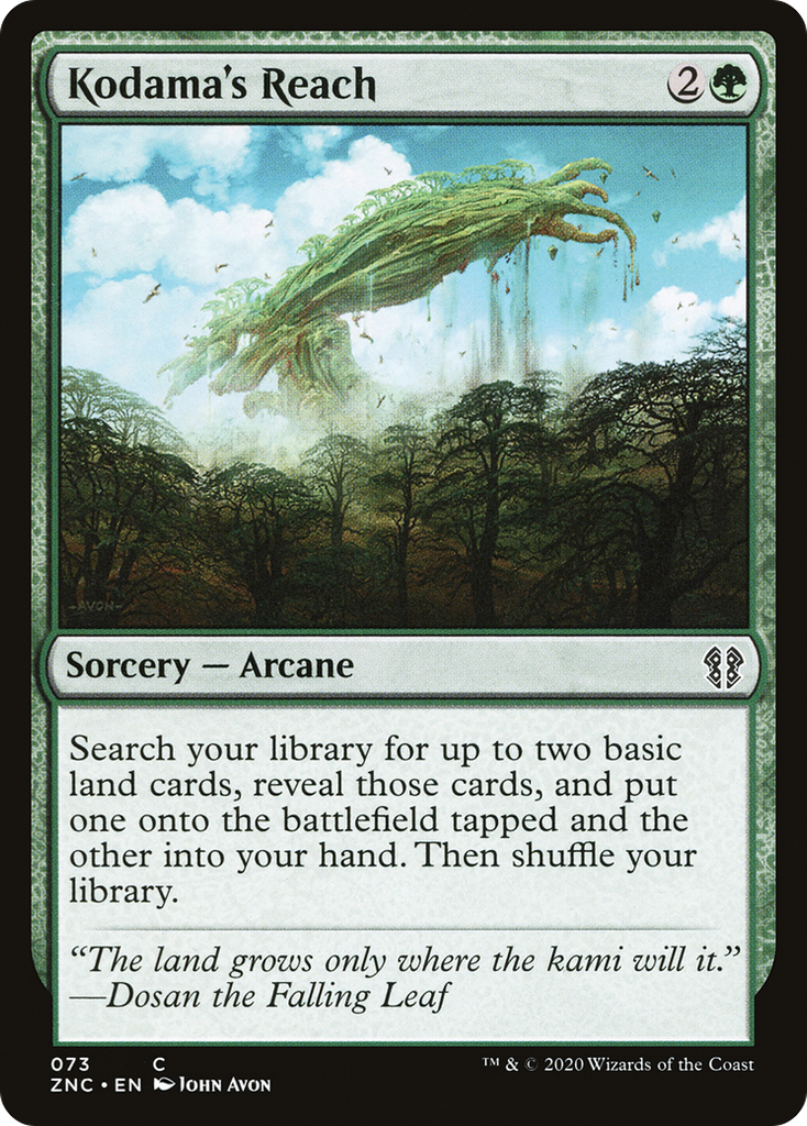 Magic: The Gathering - Kodama's Reach - Zendikar Rising Commander