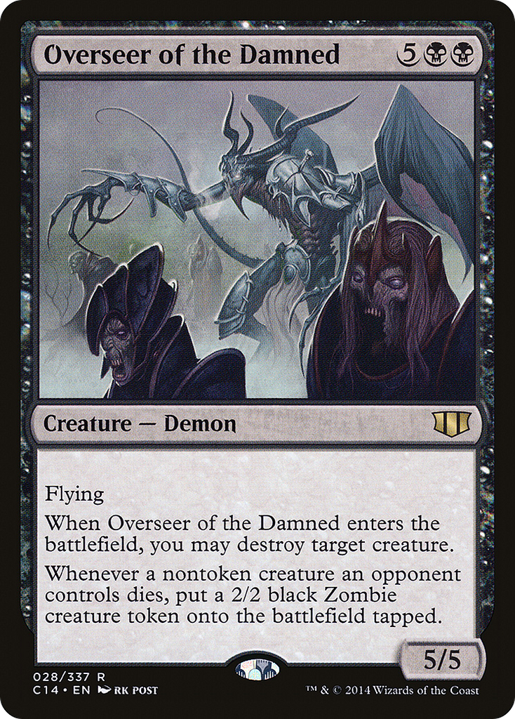 Magic: The Gathering - Overseer of the Damned - Commander 2014