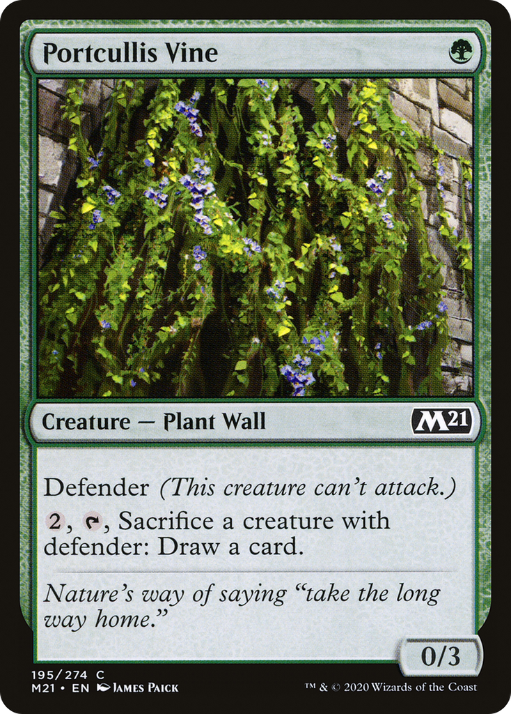 Magic: The Gathering - Portcullis Vine - Core Set 2021